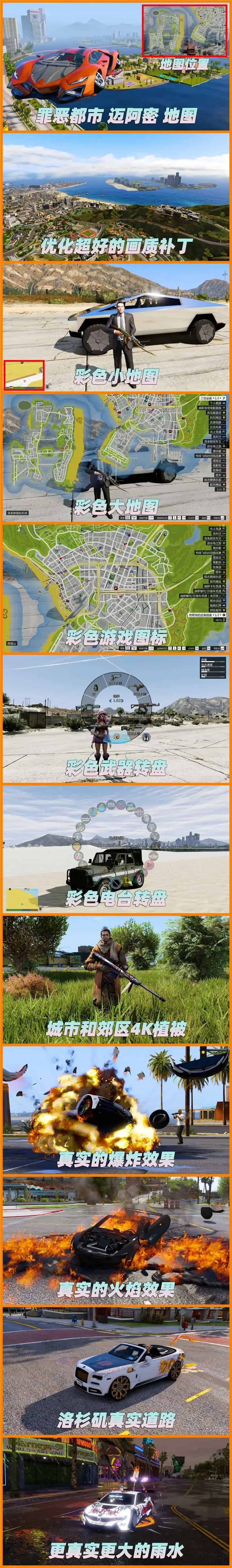 GTA5整合版下载  真实洛杉矶地图，各种mod，热咖啡 214GB